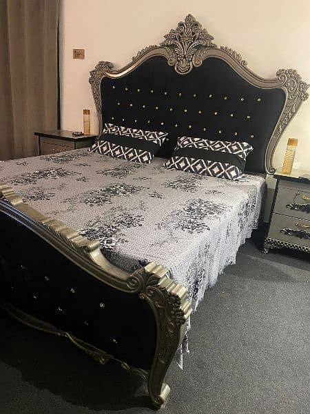 Room Furniture Bed Set Without Mattress 0
