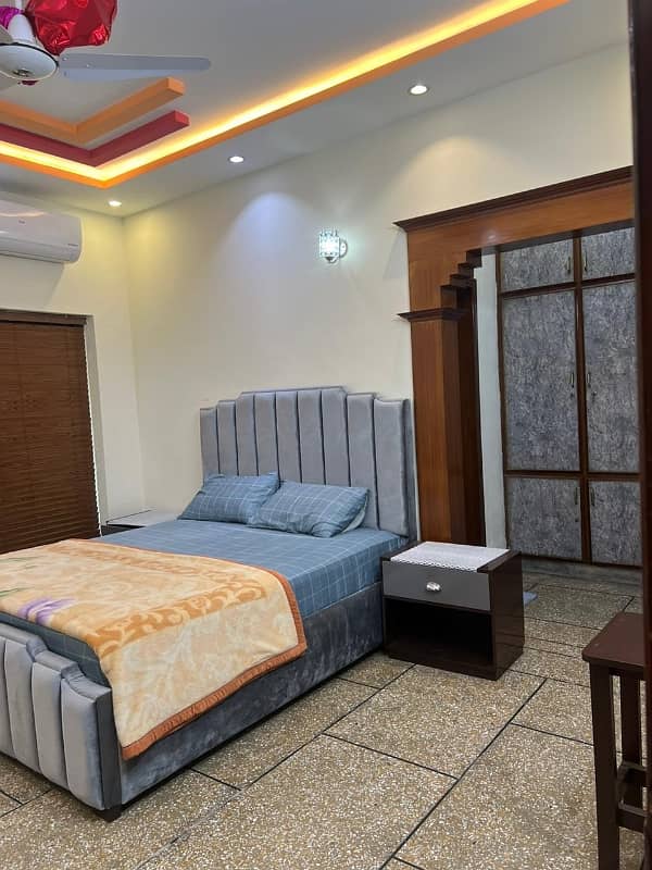 One Bed Fully Furnished Attached Bath in Model Town 1