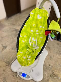 4Moms MamaRoo Baby Swing green plush infant 0