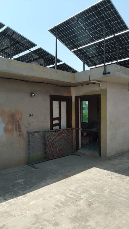 Eden Garden Society Boundary Wall Canal Road Faisalabad* (*5 KVA Solar install 4.5 Marla Double Story House For Sale 5