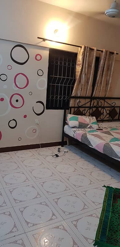 2nd floor flat Gulshan e shamim commmercial 3 9