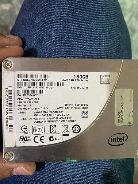 ssd 160 GB 0