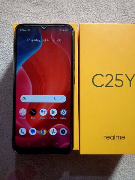 realme c25y 4gb ram 64gb rom PTA approved 3