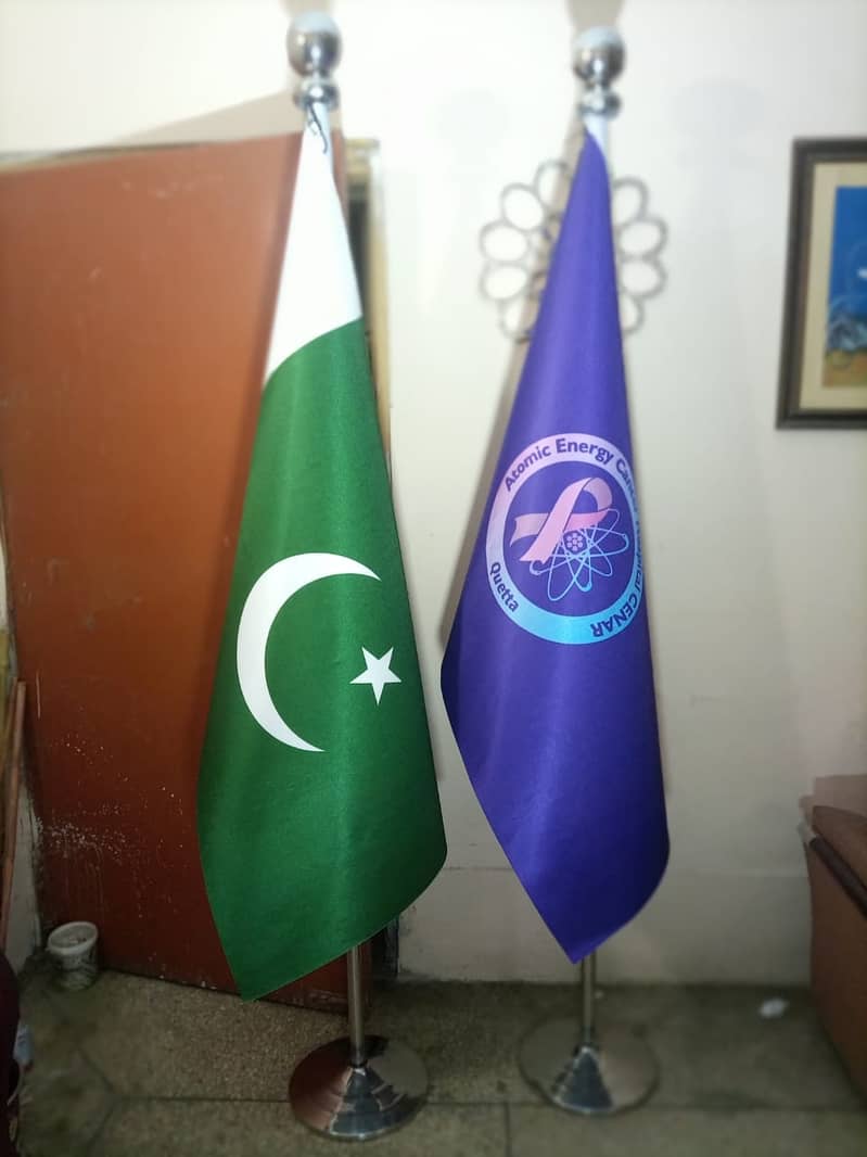 Pakistan Flag , Govt Flag & GoldenPole , Company Logo Flag 7