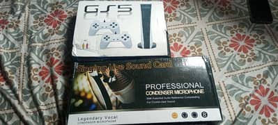 i am selling my studio mic and gaming console gs5 these are not used