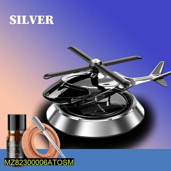 solar helicopter air fragrance for car 0