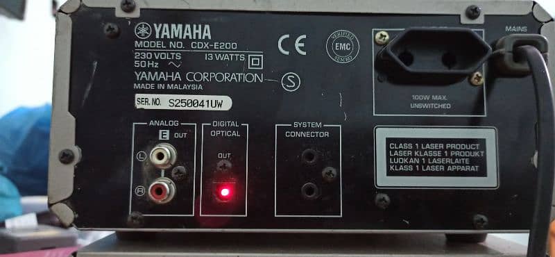 Yamaha   CDX-E200 Natural Sound Stereo Receiver & Compact Disc Player 6