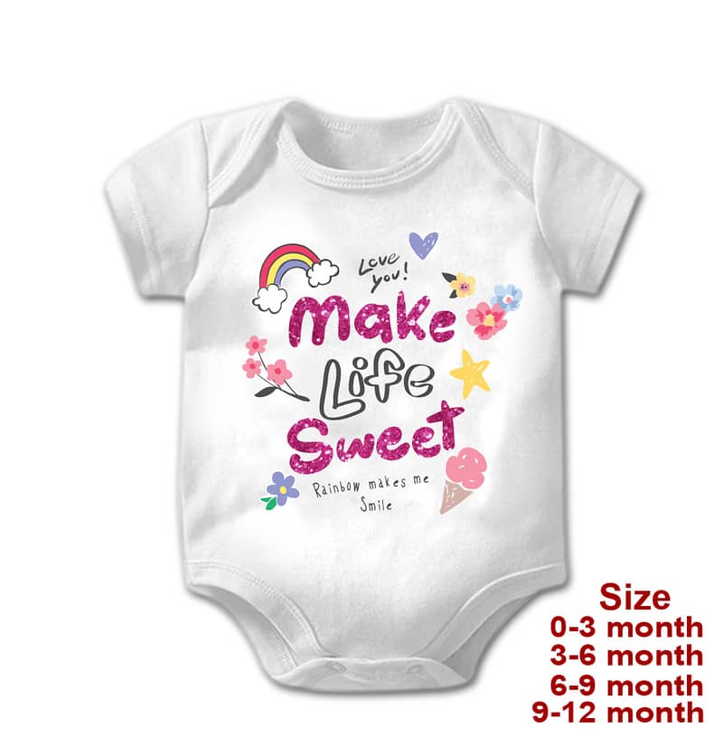 Customise Rompers (0-12 months) 12