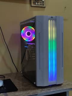 Intel i5 4th gen + Rx 590 8GB RGB gaming pc