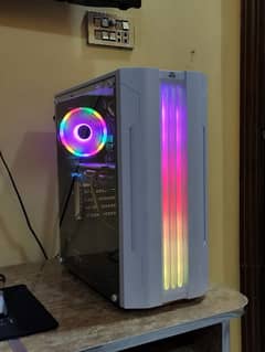 Intel i5 4th gen + Rx 590 8GB RGB gaming pc