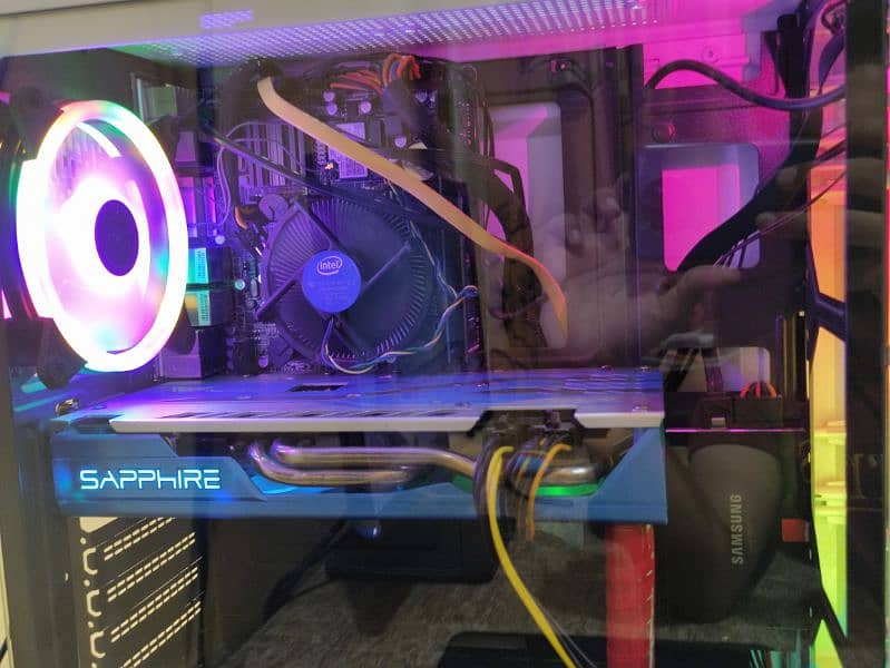 Intel i5 4th gen + Rx 590 8GB RGB gaming pc 2