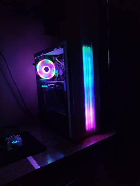 Intel i5 4th gen + Rx 590 8GB RGB gaming pc 3