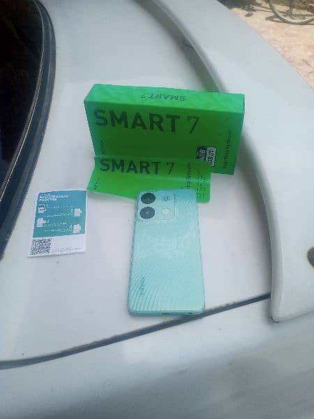 Infinix smart7 box sat hai. Call+Whatsapp o3o74937491 2