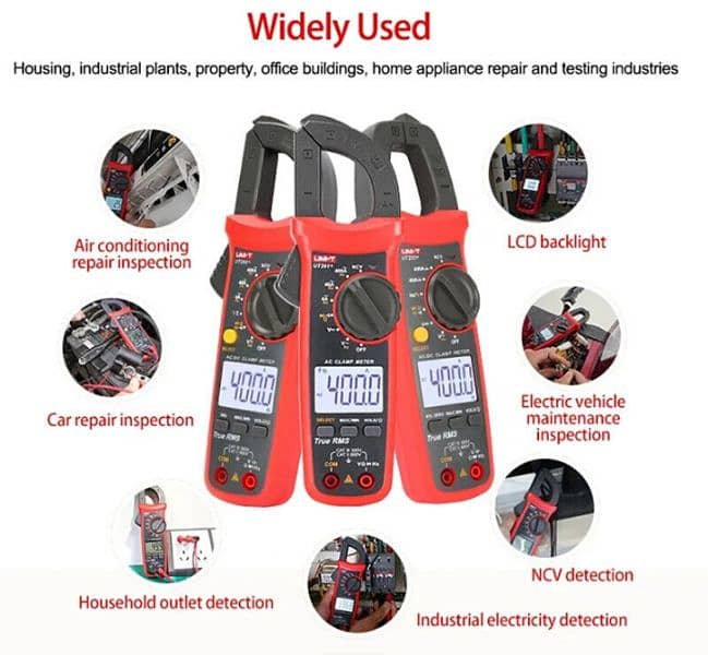 industrial Electricity Detection Clamp Meters NCV Detection Meters 1