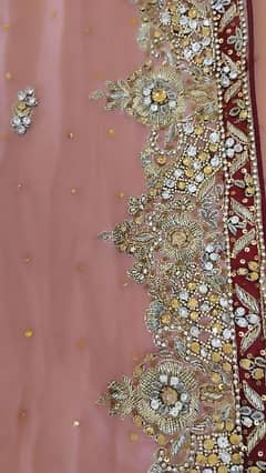 heavy bridal saree pure shiffon eastern 0