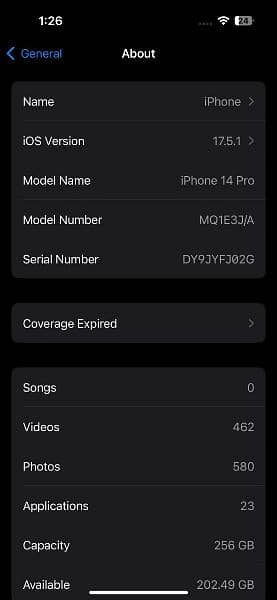 Iphone 14 pro 256Gb 0
