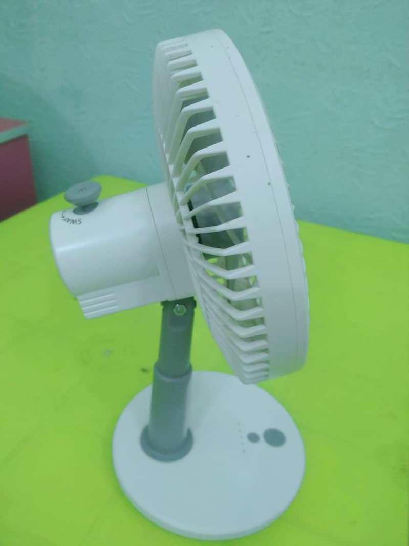 Sogo Rechargeable Fan With lamp 4