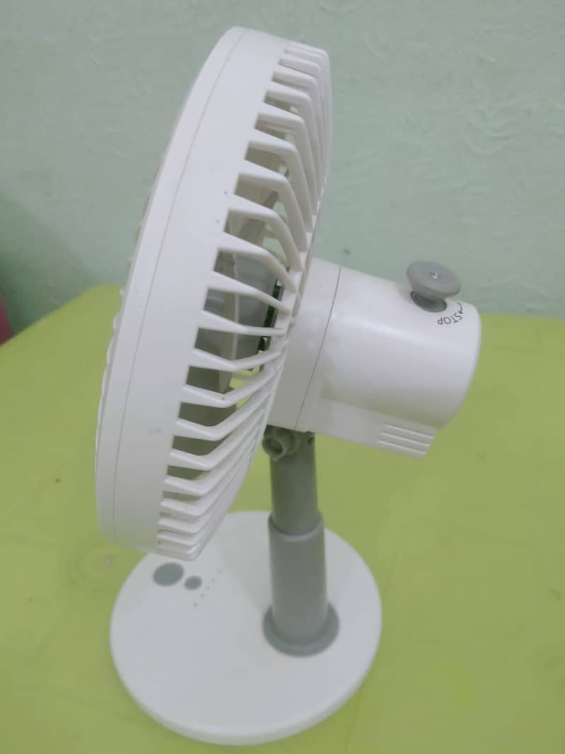 Sogo Rechargeable Fan With lamp 5