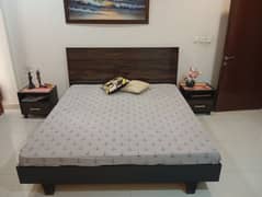 bed with side tables ,brand HABBIT