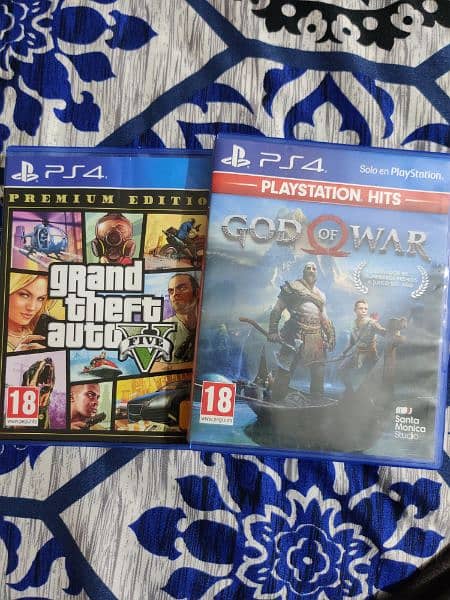 God Of War 4 And GTA 5 Premium Edition PS4 0