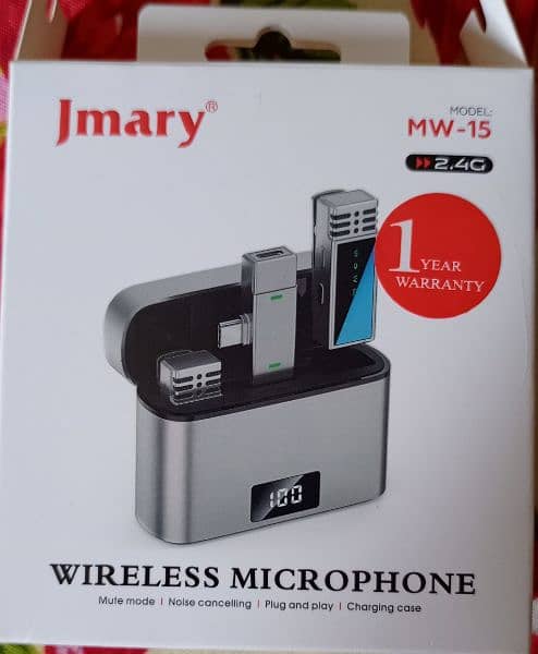 Jmary  Wireless Mic with 1 year officiall warranty 1