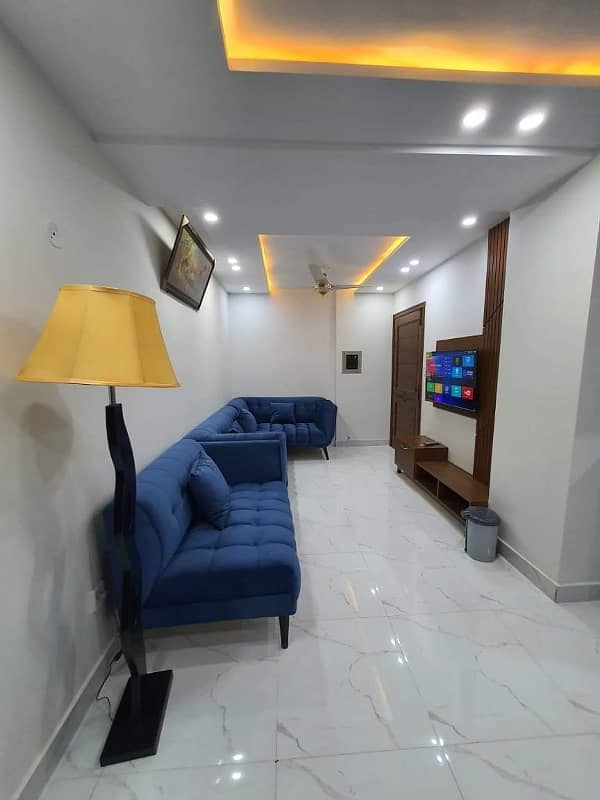 1 Bed Furnished Apartment Available for sale in Nishtar Block Bahria Town Lahore 1