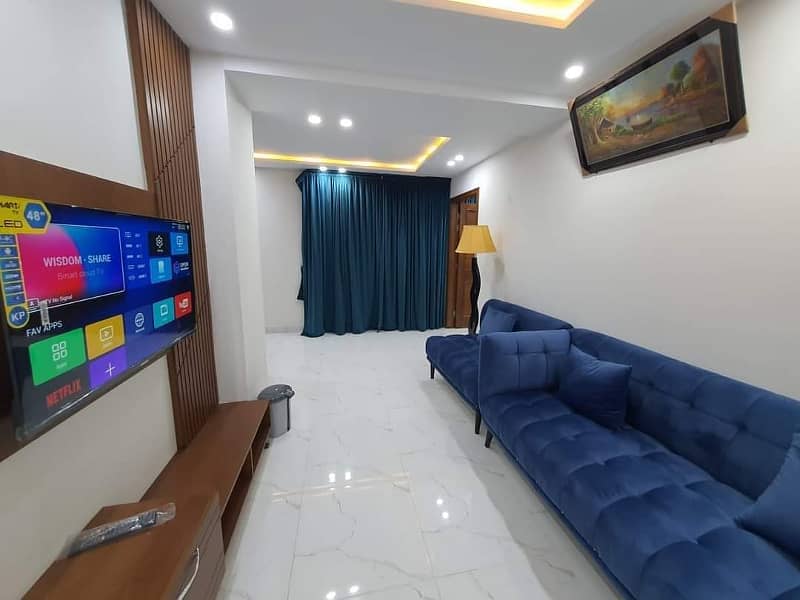 1 Bed Furnished Apartment Available for sale in Nishtar Block Bahria Town Lahore 2