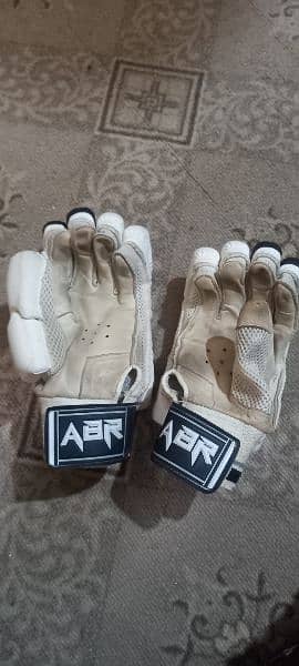 original ABR cricket hard ball gloves 1
