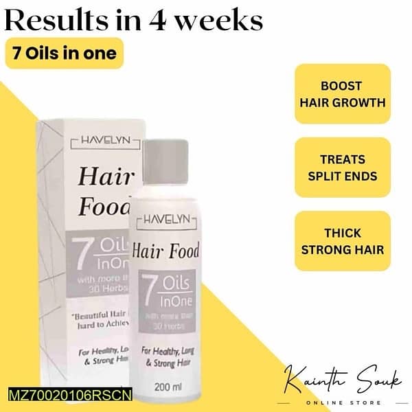 7 in 1 Hair Food Oil - 200ml 1