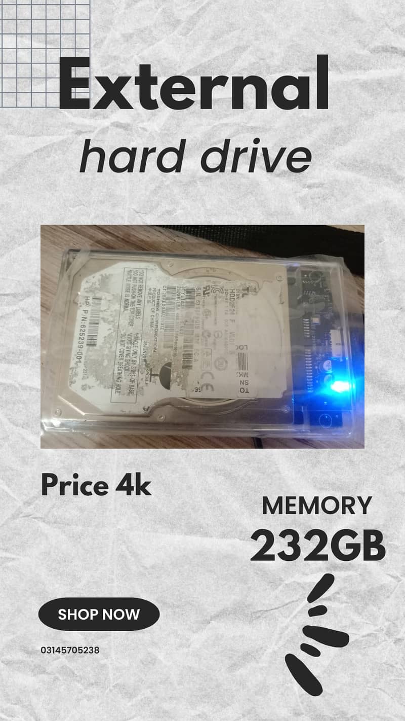 External hard drive 0