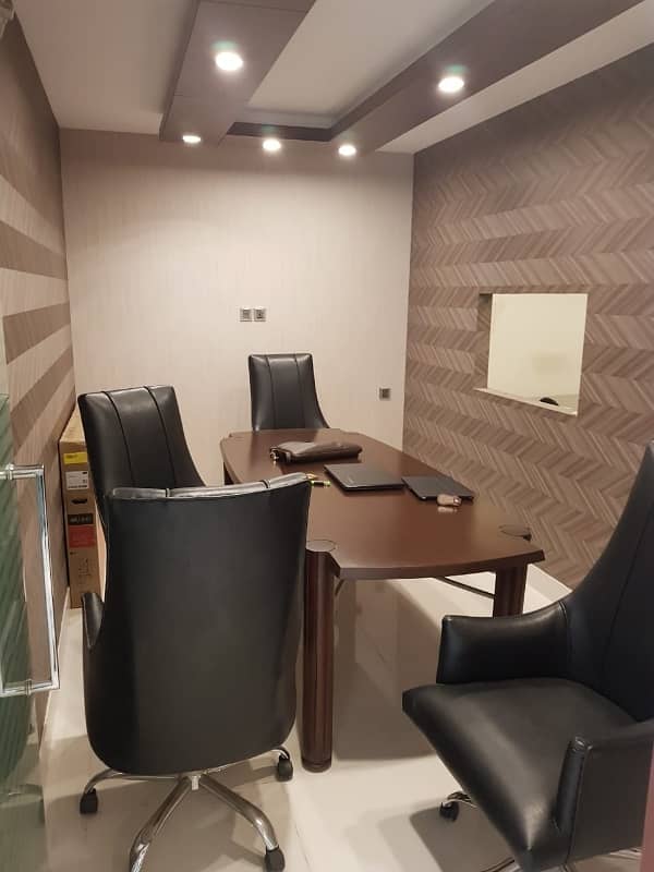 Fully Furnished Office At Bukhari Commercial In 500 Sq Yards Building 4