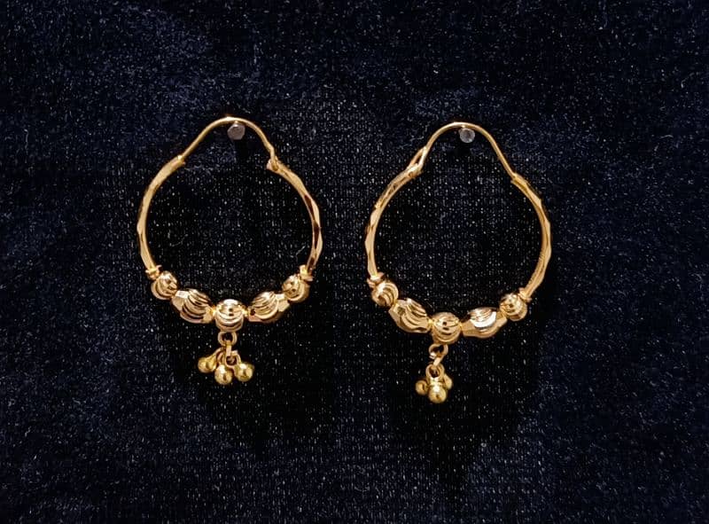 Gold Earrings 2