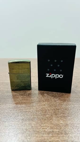 Metalic Green Zippo 1