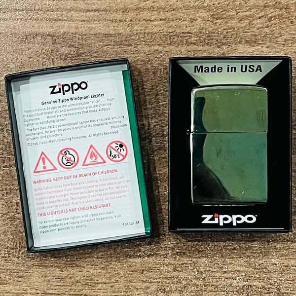Metalic Green Zippo 2