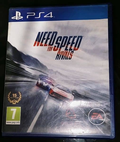 (NFS RIVALS) CD for PS4 3