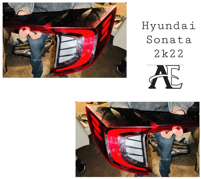 Hyundai Sonata Fenders Headlights Front Back Bumpers Bonnet Doors Rim 2