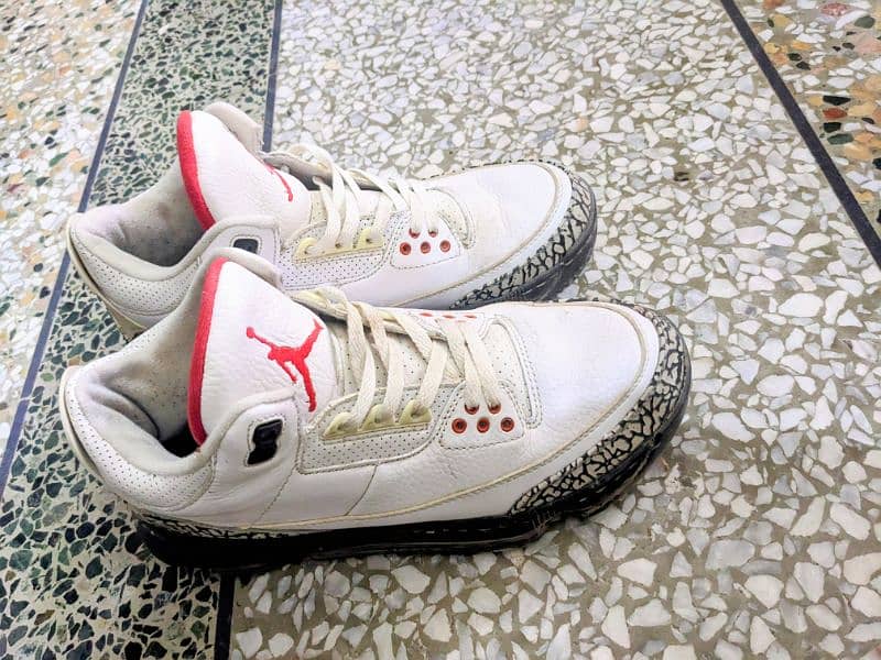 Nike Jordan 3 White Cement Original Shoes 1