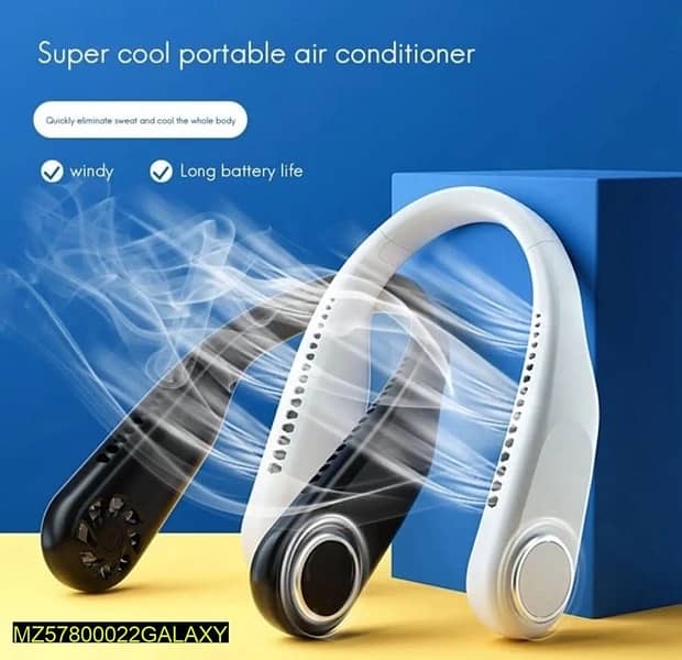 1 pc portable Neck Fan home dilivery available  contact 03260855087 0