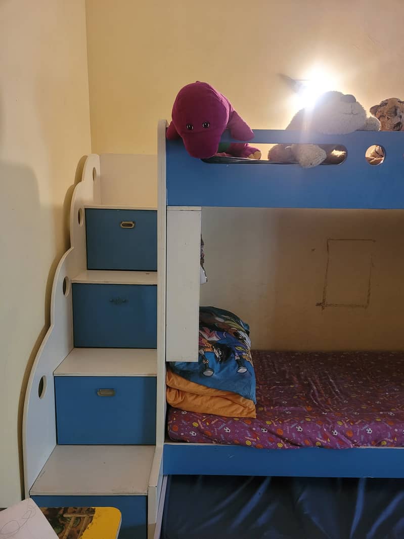 Kids bed / baby Bunk bed / kids furniture / kids bed with mattress 0