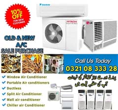 Ac sale & Purchase old and used /dc inverter ac / split ac / window ac 0