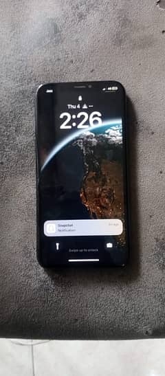 Iphone X PTA Approved 64 gb black color