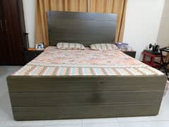 King size bed, dressing and 2 side tables for sale. 0