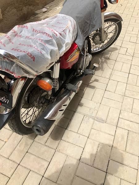 Honda CG125 2021 karachi number 4