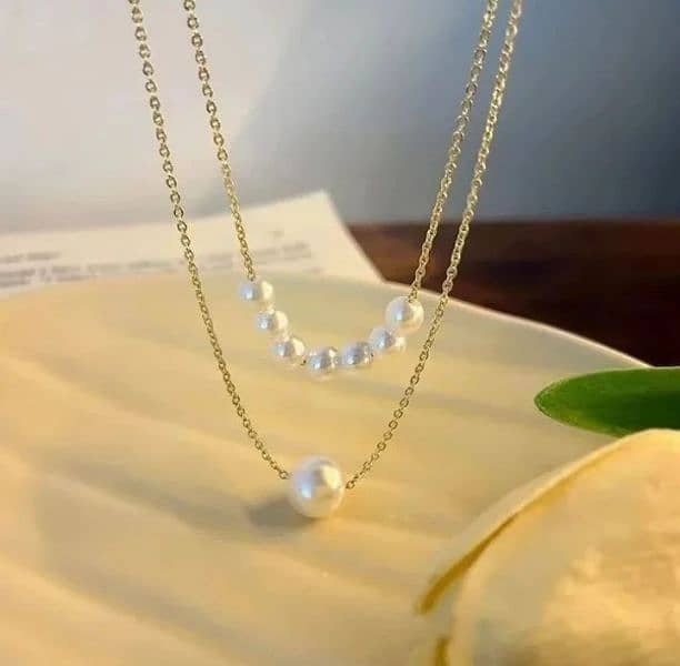 Korean pearl necklace 1