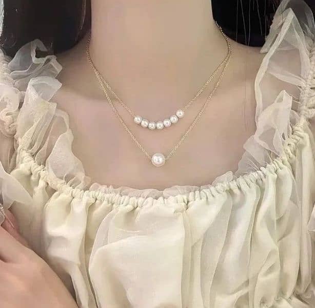 Korean pearl necklace 2