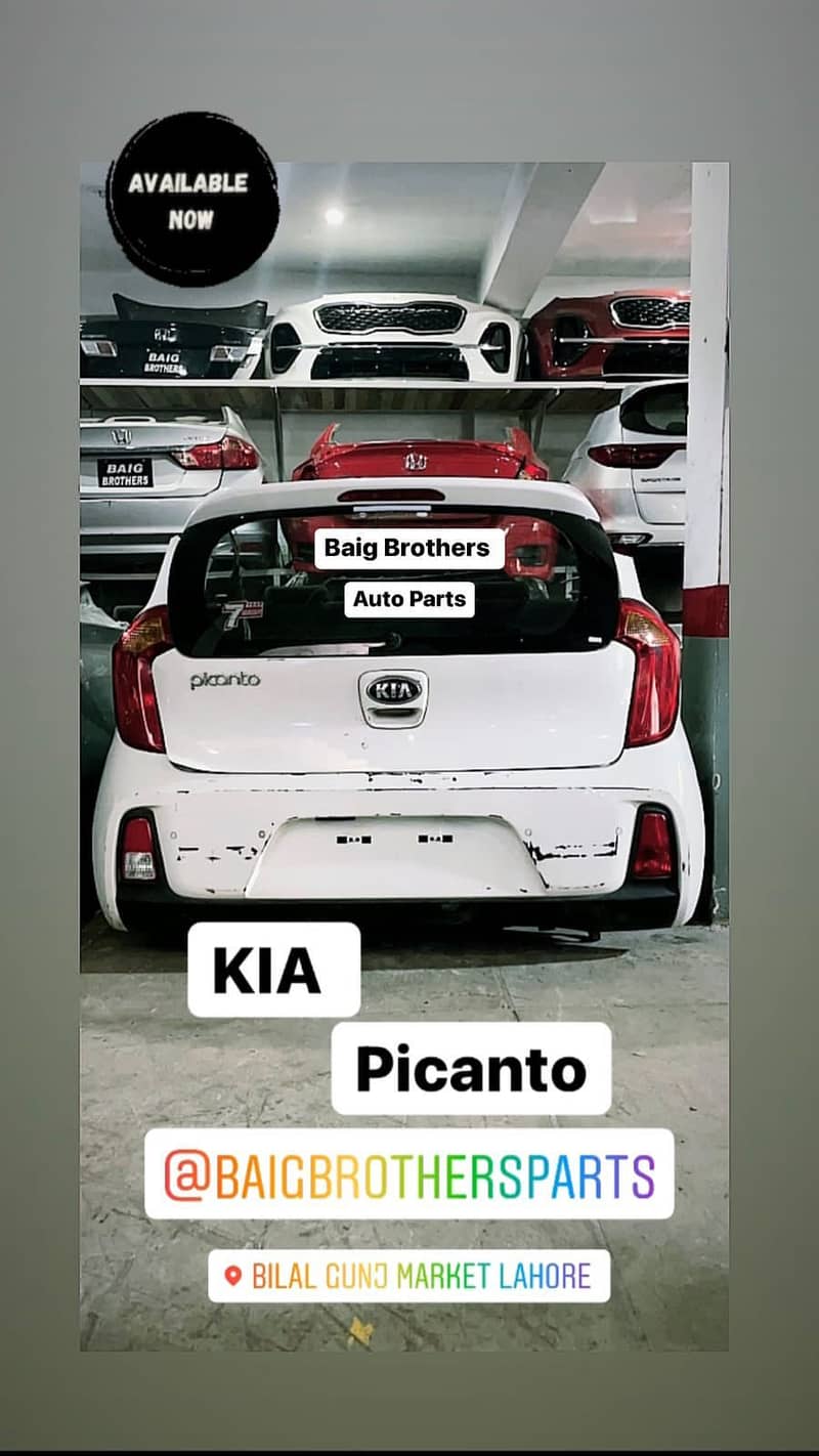 City Kia Sportage Picanto MG HS Haval H6 Headlights Bonnet Show Grill 10