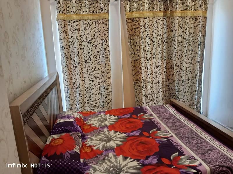 1bed APARTMENT FURNISHED FOR RENT IN SECTOR C BAHRIA TOWN LAHORE 2