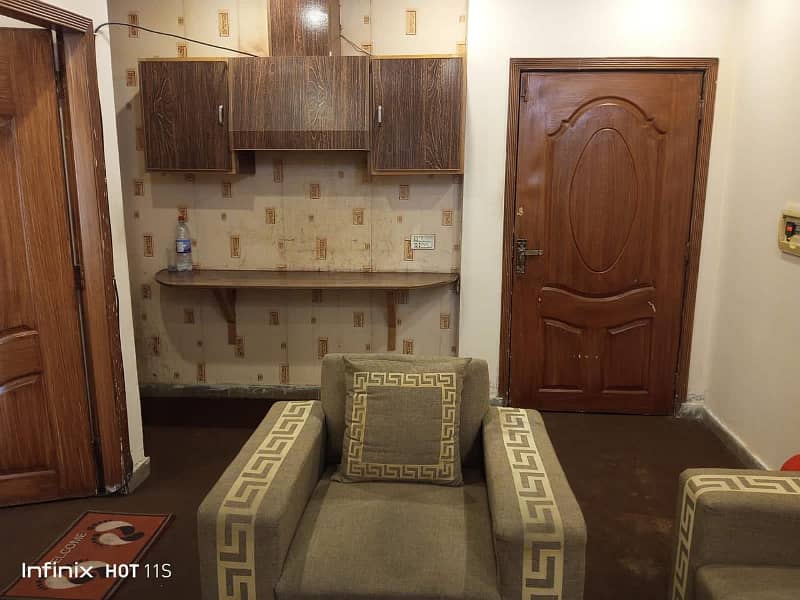 1bed APARTMENT FURNISHED FOR RENT IN SECTOR C BAHRIA TOWN LAHORE 5