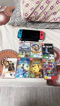 Nintendo Switch OLED + 7 Games and all accessories 0