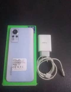 infinix not 11 4+3 128 10 by 10 condition with box 33 wat charger